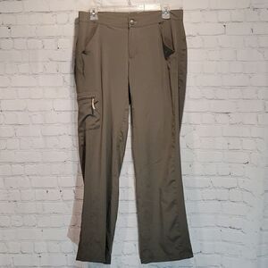 Women's green Golite lightweight cargo hiking pants